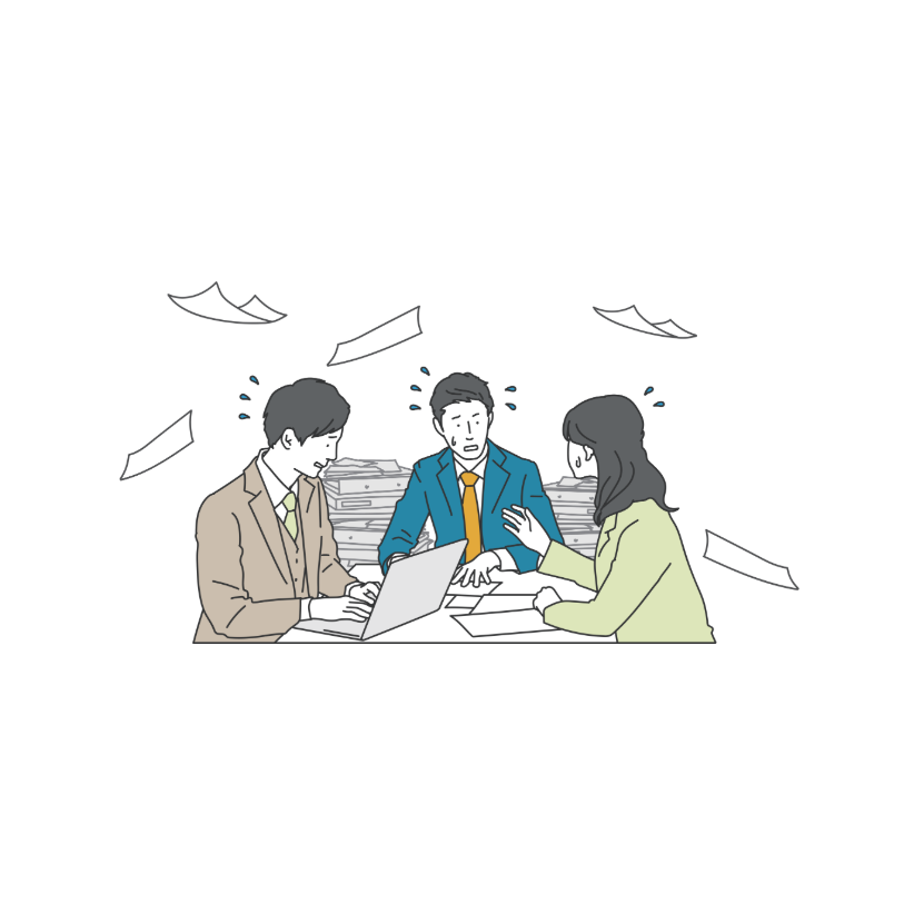 日々の業務に追われている